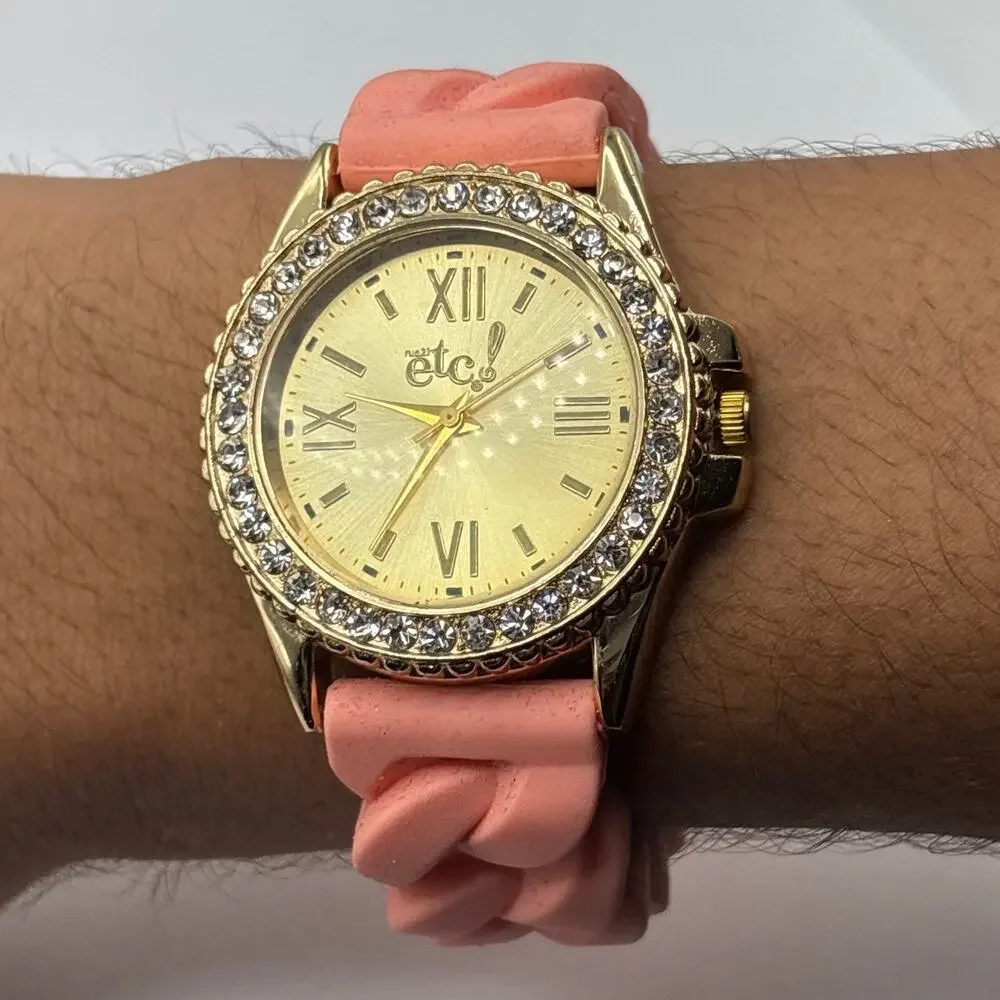 Gold & Pink Watch